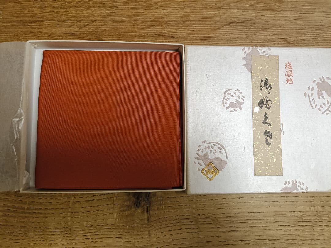 18　北村徳齋　塩瀬帛紗　茶道具用帛紗　ローズ