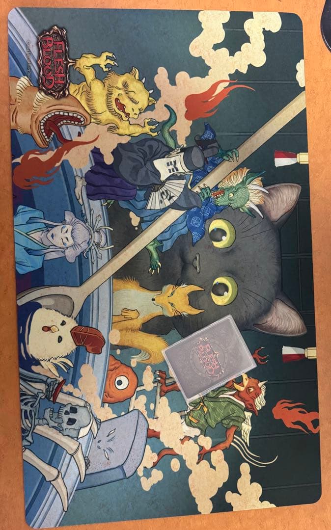 Flesh and Blood プレイマット 壺のかき混ぜ サイン有