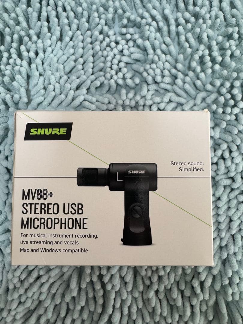 SHURE シュア MV88+ステレオ USB マイクロホン