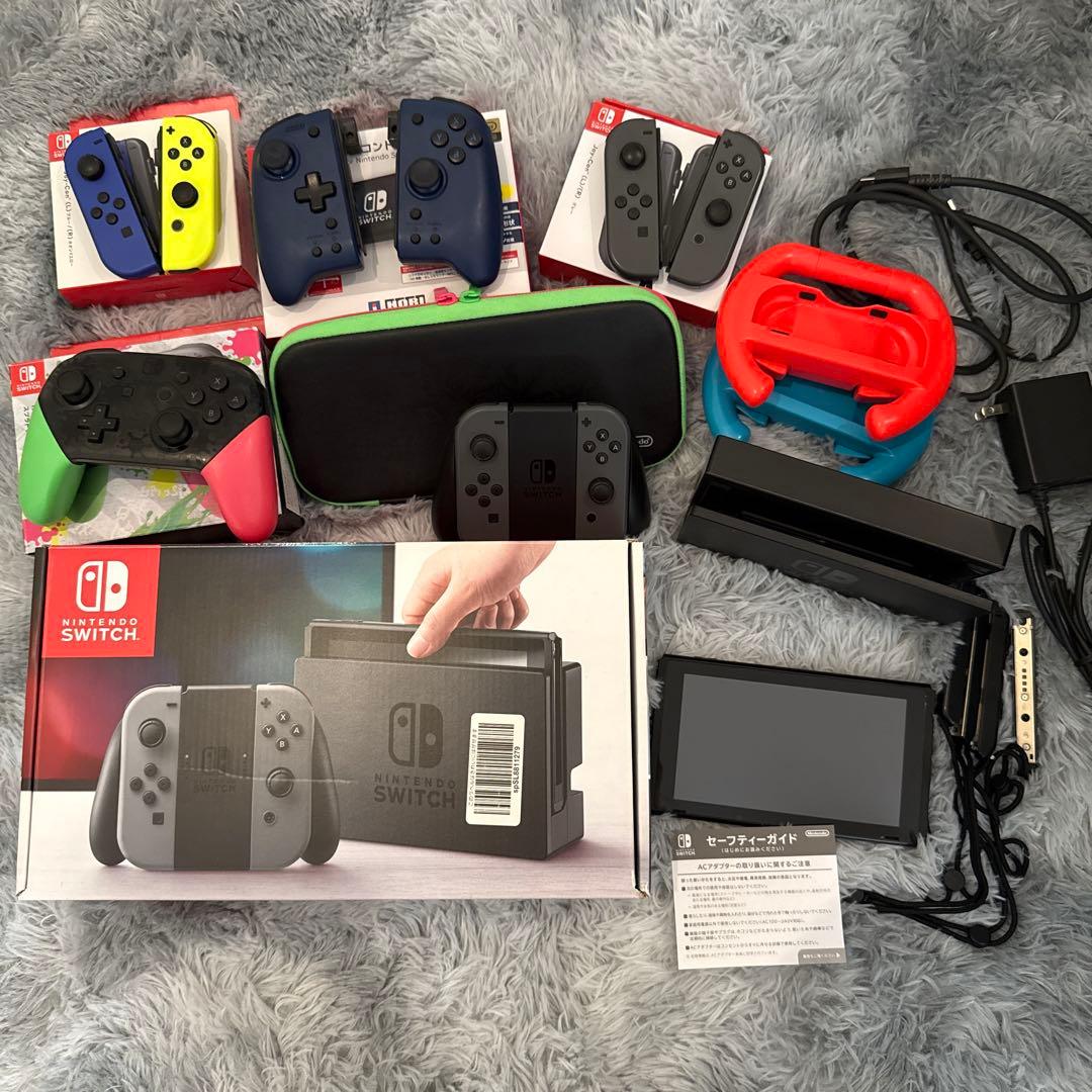 【値下げ】Nintendo Switch本体+Joy-Con、SDカード付き