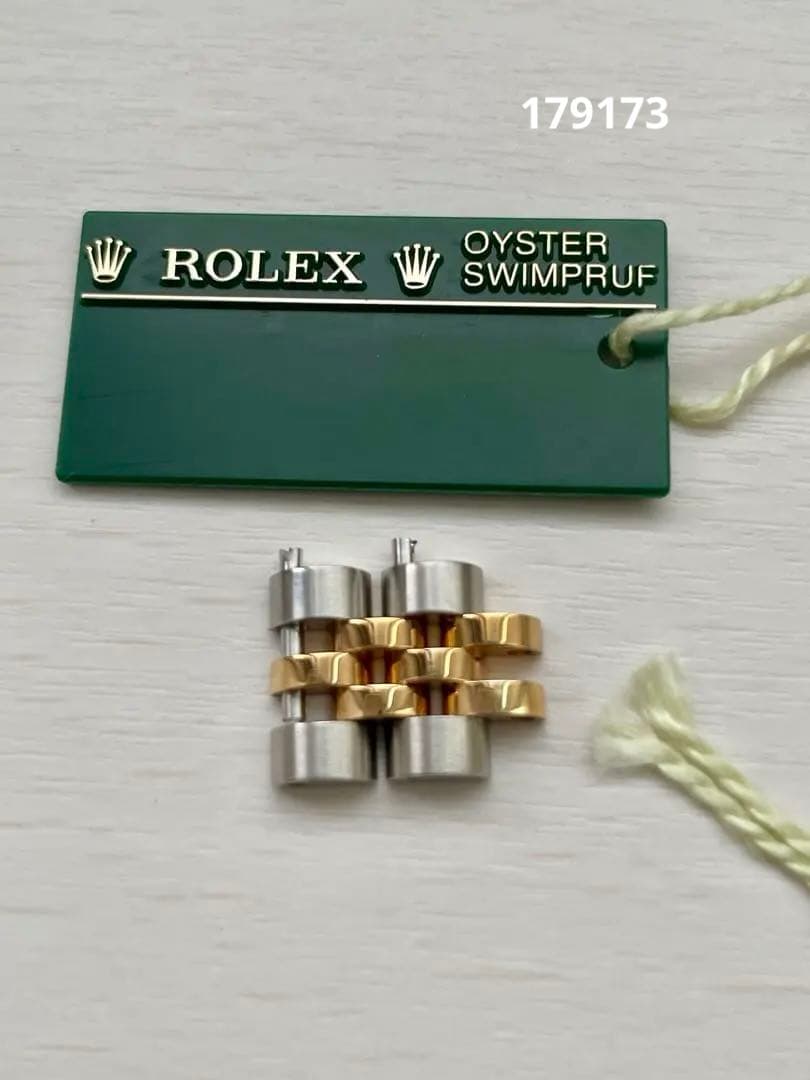 美品　ロレックス　デイトジャスト　179173 純正コマ　SS×YG