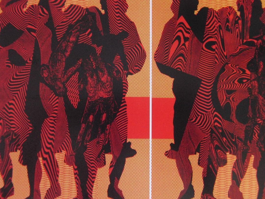 谷田川卓、【跡　05】、希少な額装用画集より、新品額装付、状態良好