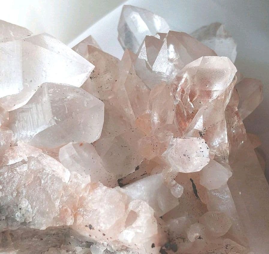 愛の女神❇️マニカラン産 ピンク&グリーン クォーツ クラスター