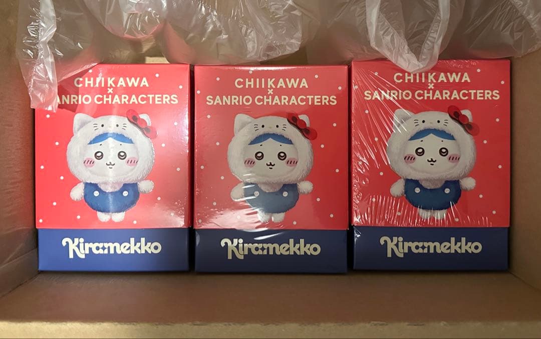 ちいかわ×サンリオキャラクターズ Kiramekko 3種セット