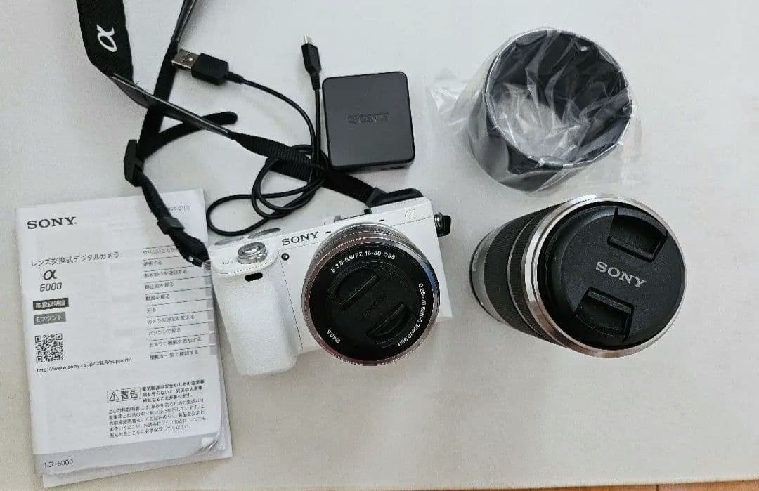 SONY α6000 ホワイト デジタル一眼レフカメラ