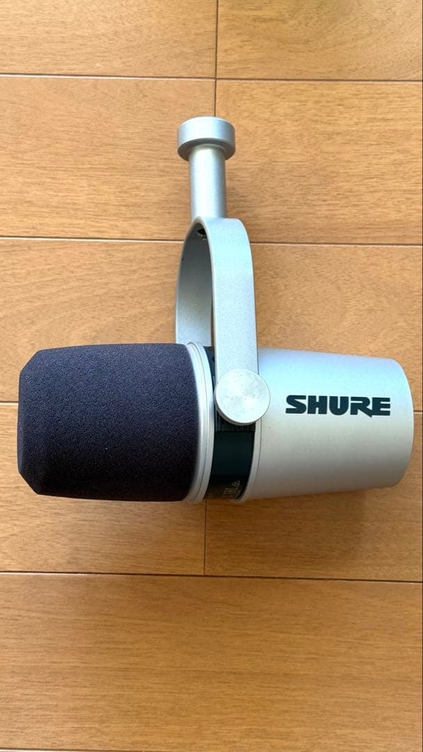 SHURE MV7-S-J ダイナミックマイク USBケーブル付き