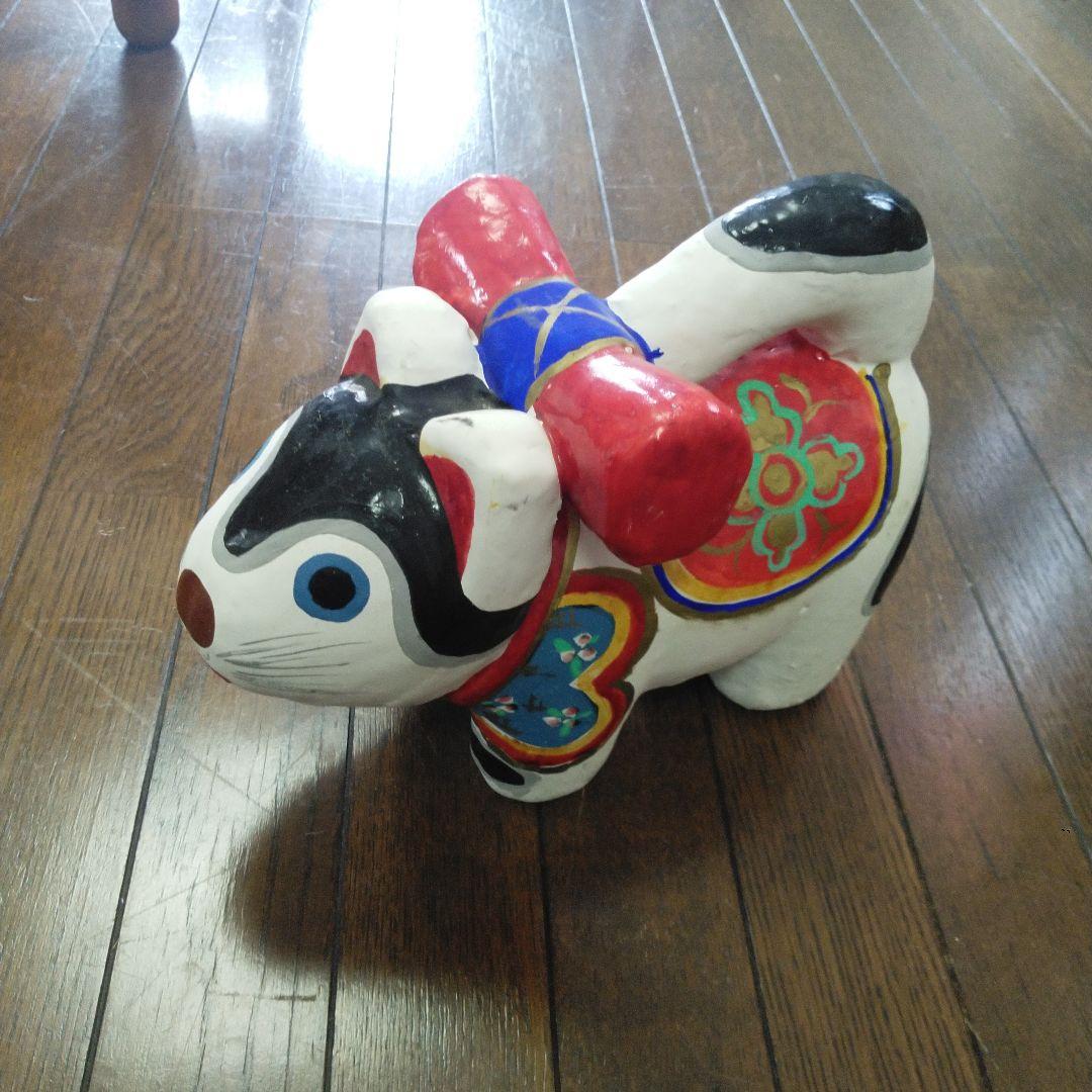 浜松張り子　犬張り子　ヴィンテージ　二橋志乃　年代1960~1970