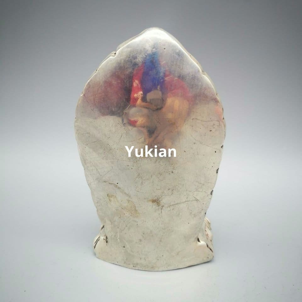 銅細工 八臂十一面観音像 仏像 装飾品 工芸品 美術品 置物