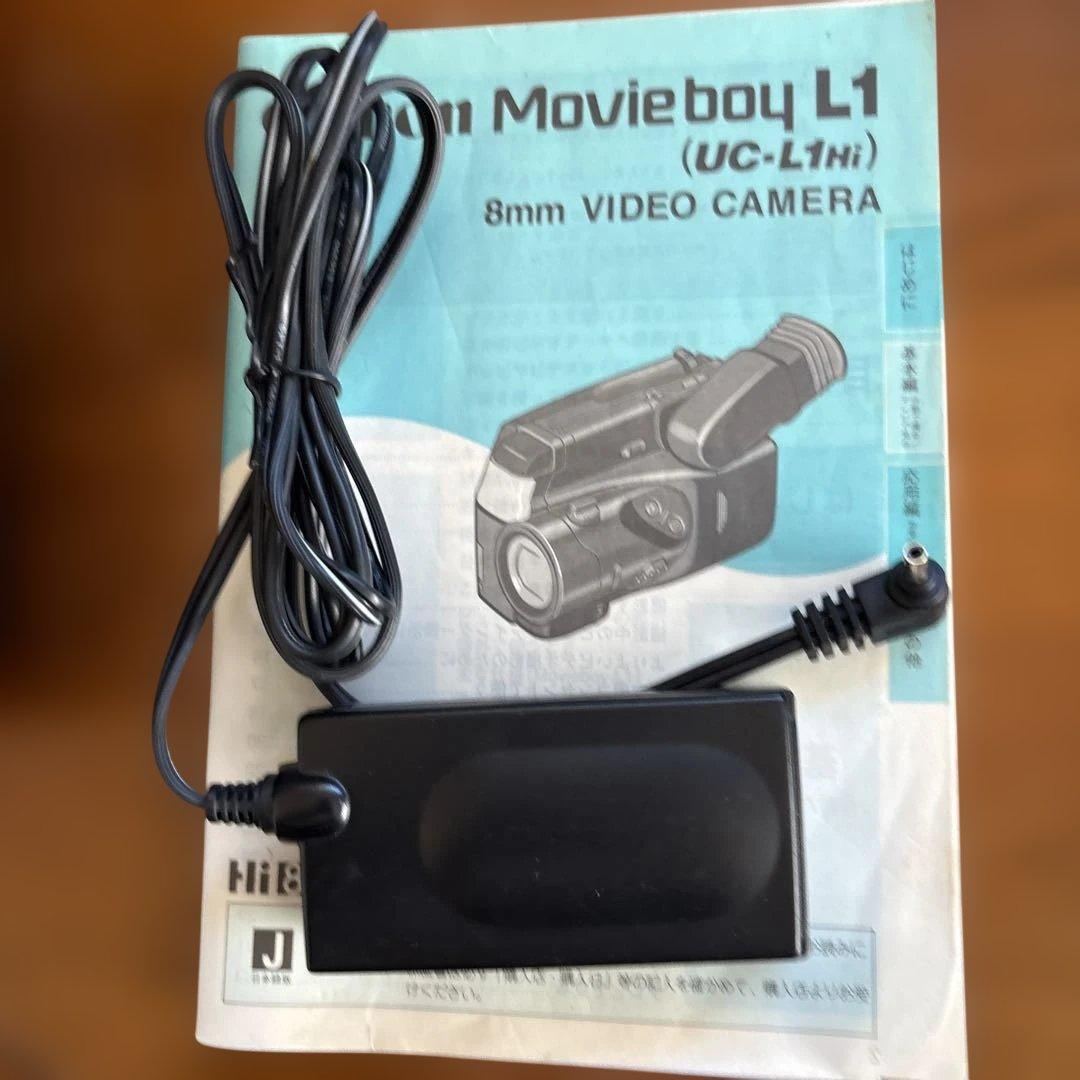 キヤノン　MOVIE BOY L1 （Hi8ビデオカメラ）　完動品　再生機として