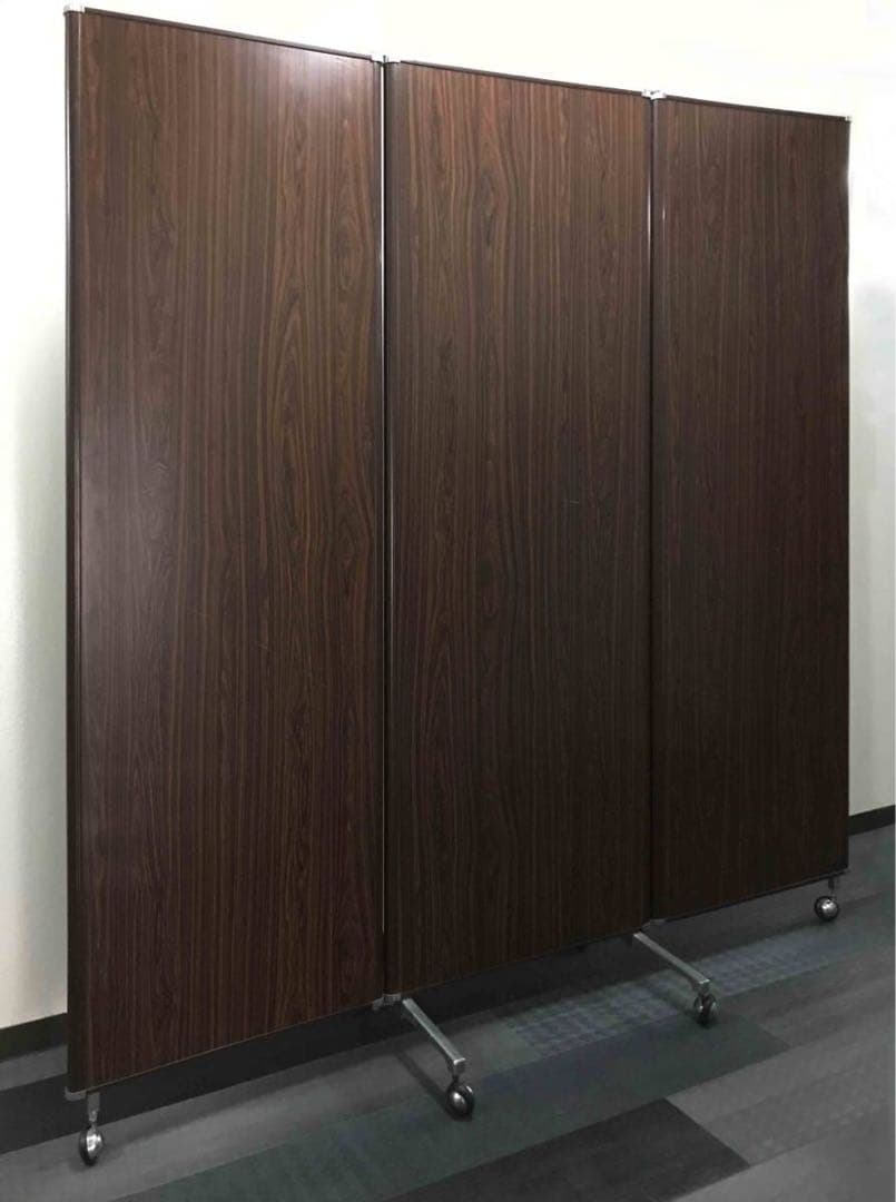 オカムラ OKAMURA 折りたたみパーテーション キャスター 可動