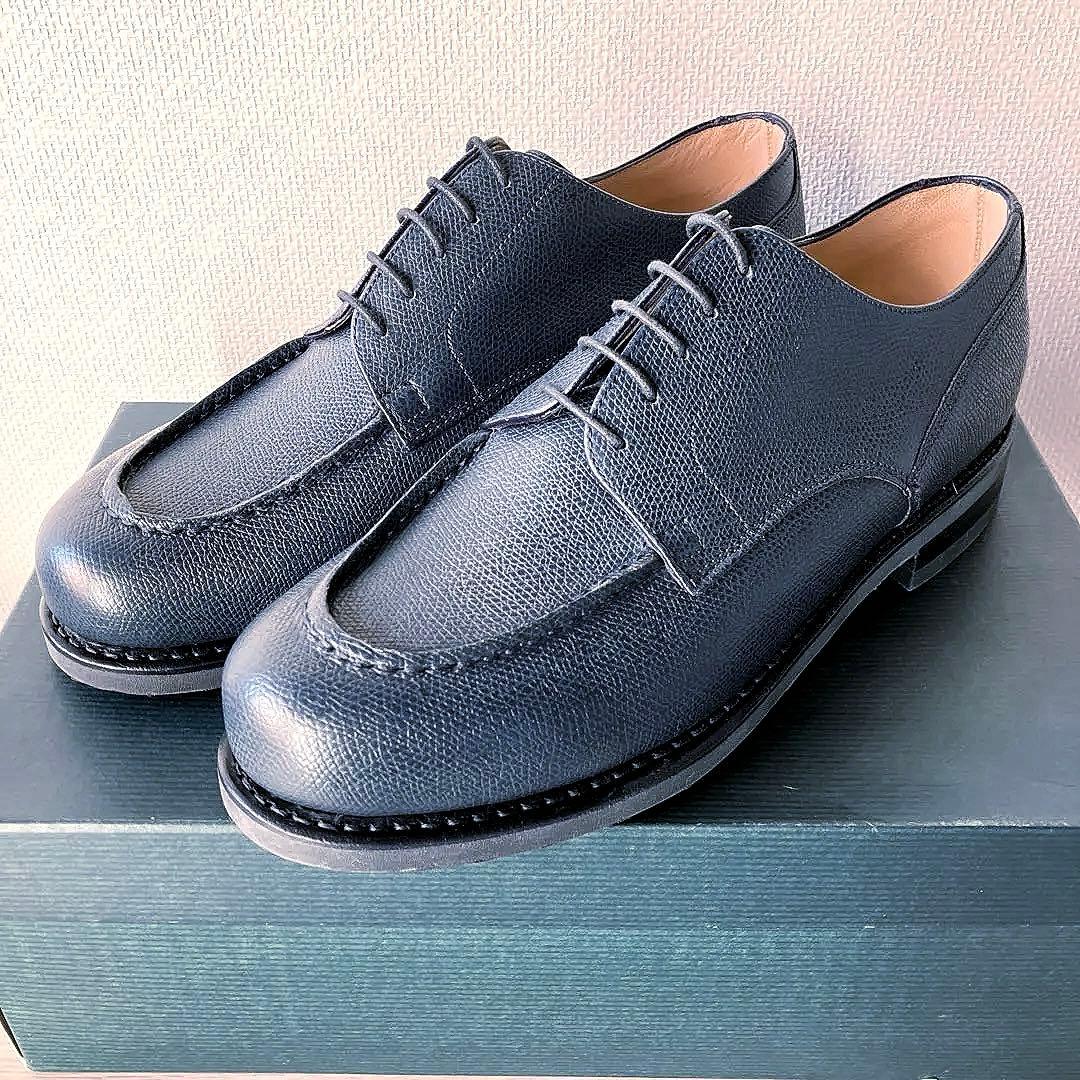 【未使用】パラブーツ シャンボード ネイビー グレインカーフ 7.5（26cm）