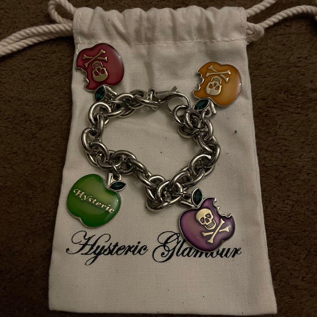 希少 ヒステリックグラマー SKULL APPLE ブレスレット