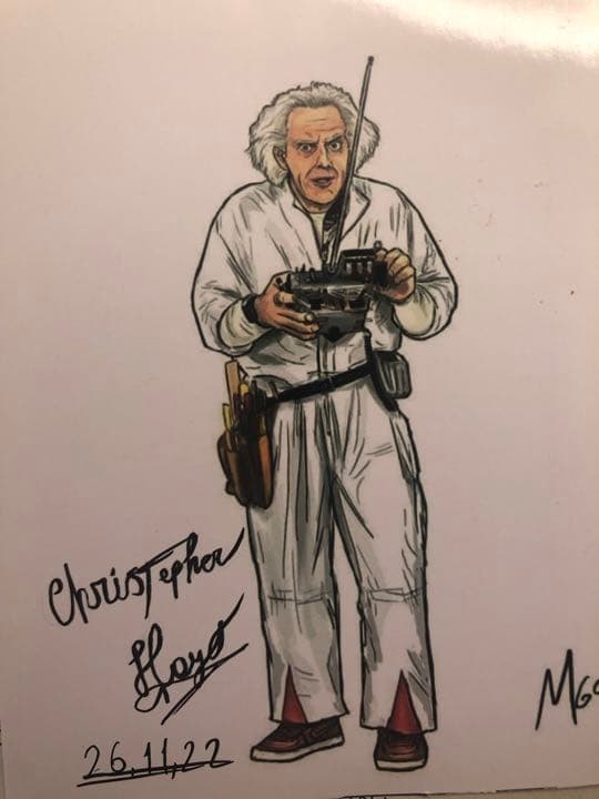 Christopher Lloyd のサイン