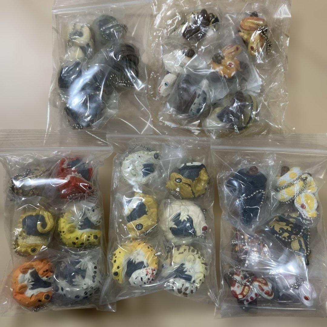 マスコットボールチェーン 爬虫類 両生類 ガチャガチャ カプセルトイ