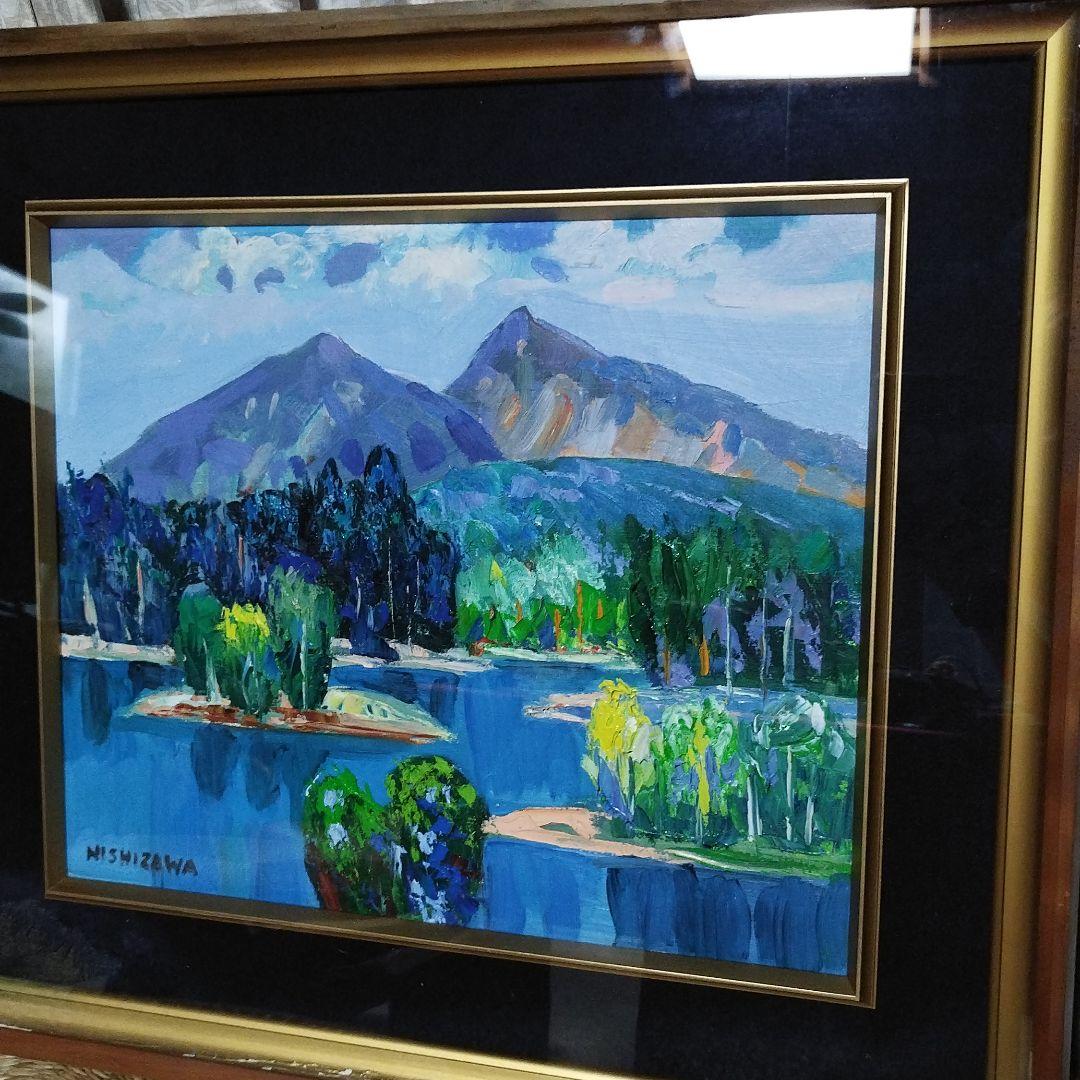 西澤栄一　油絵　風景画