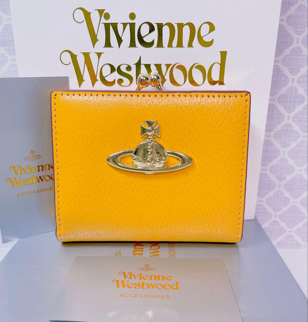 【金運✨️幸運ショッパー付】新品 Vivienne Westwood 二折財布