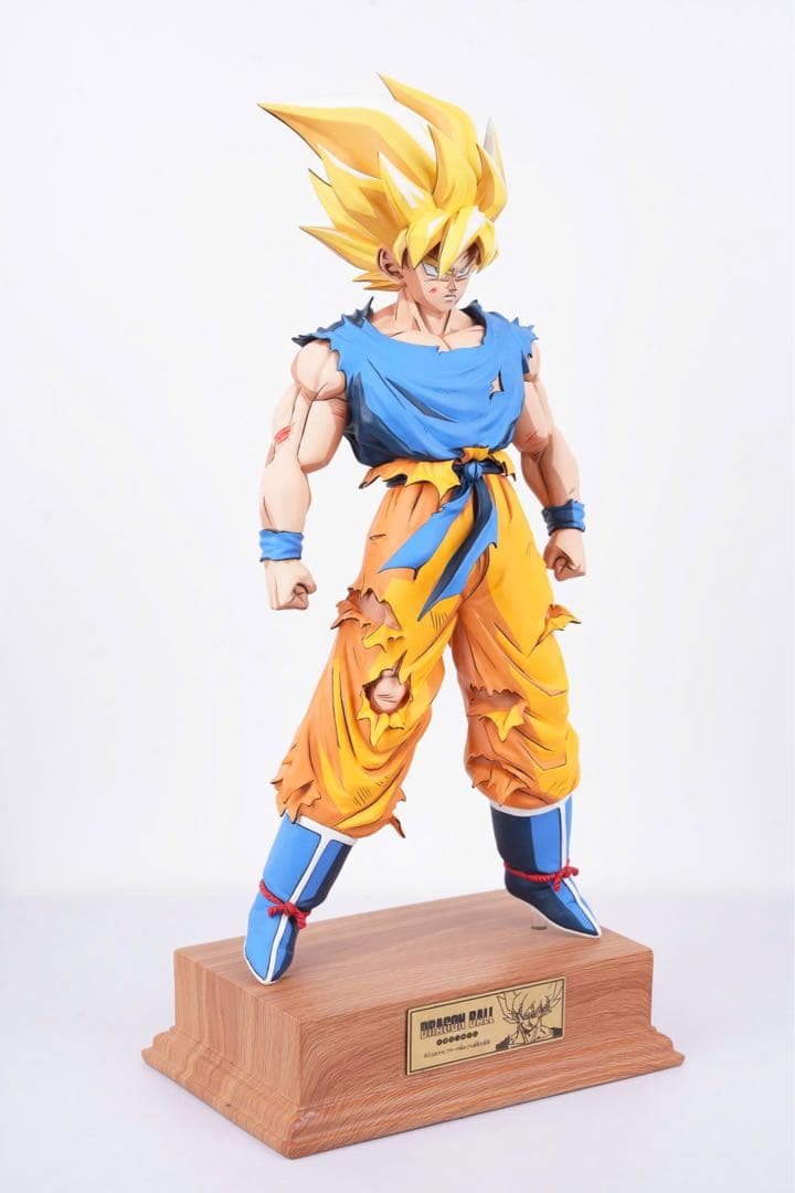 ドラゴンボールフィギュア超サイヤ人 孫悟空 二次元彩色　リペイント