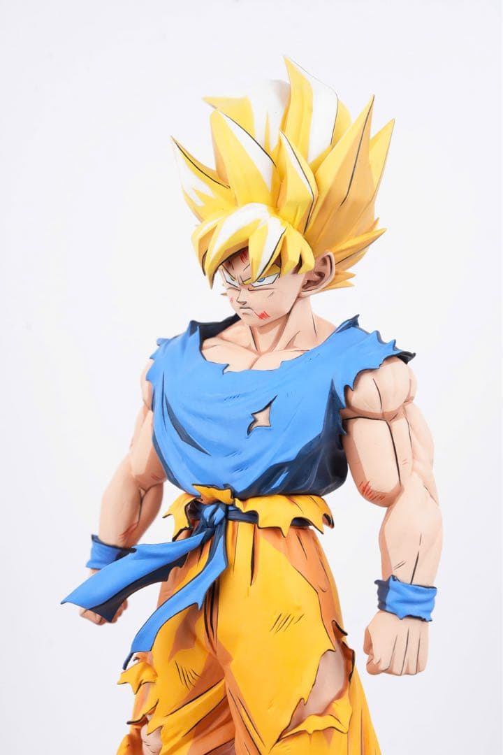 ドラゴンボールフィギュア超サイヤ人 孫悟空 二次元彩色　リペイント