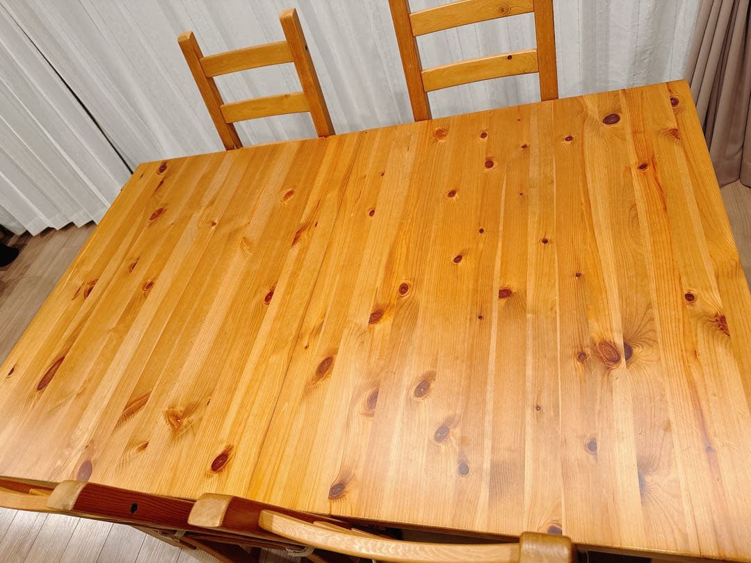 ともとも　IKEA イケア(ストールネス) ダイニング伸縮式テーブル