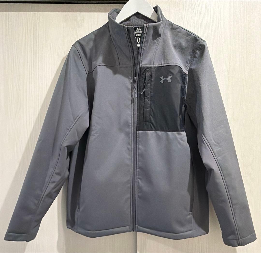 アンダーアーマー メンズ ウインドジャケット UAストーム グレー L スポーツ