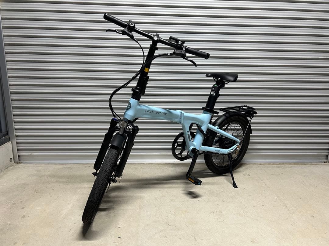 ADO AIR20 PRO 電動アシスト自転 ブルー