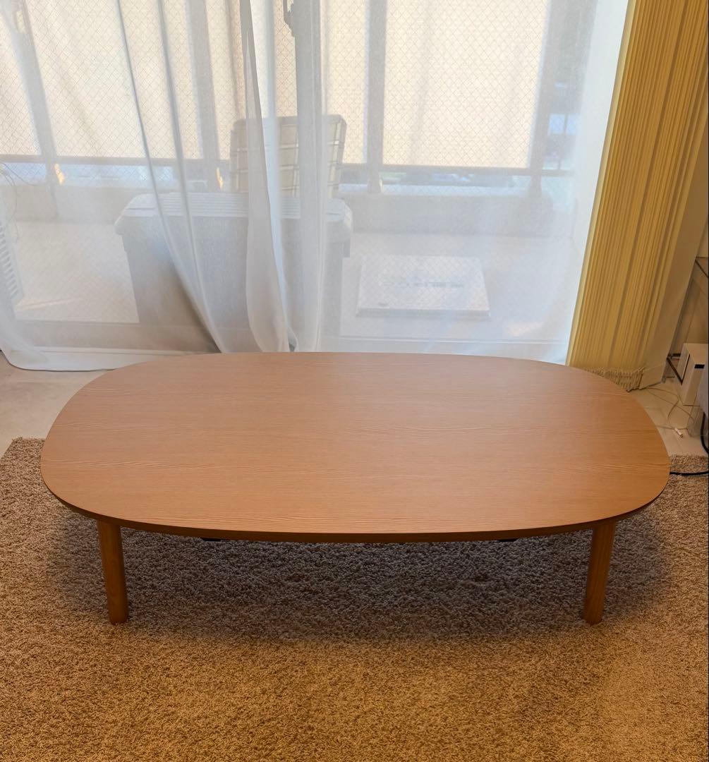 無印　こたつにもなるローテーブル　大