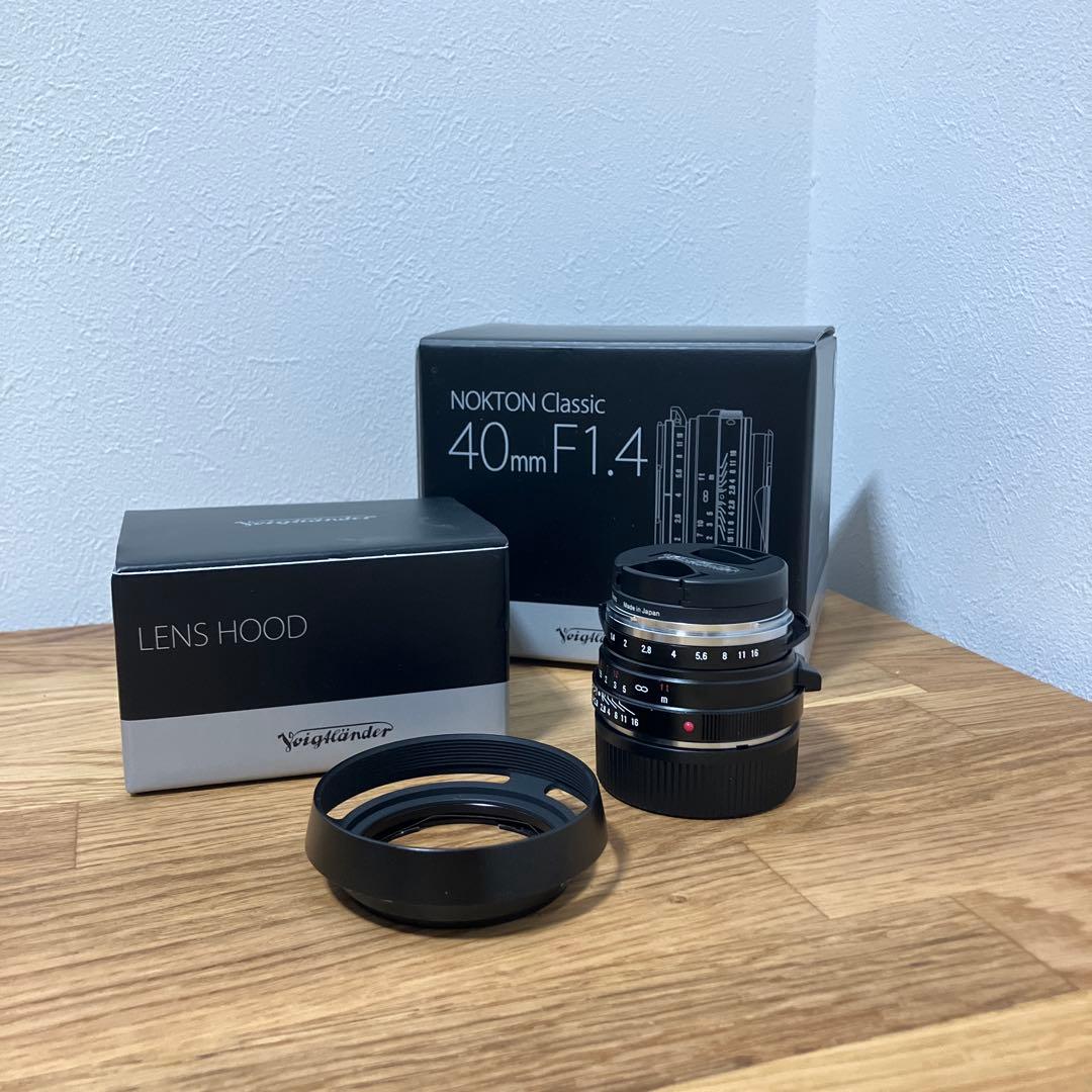NOKTON Classic 40mm f1.4 + レンズフード
