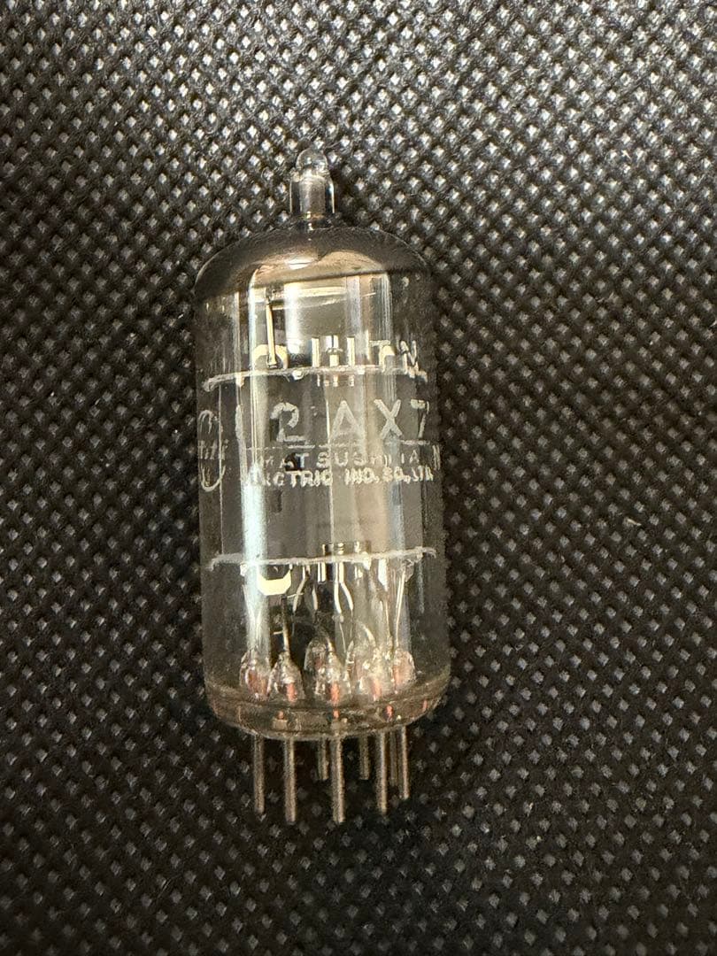 松*一様 ナショナルMATSUSHITA 12AX7 真空管 5本＋箱無し4本9