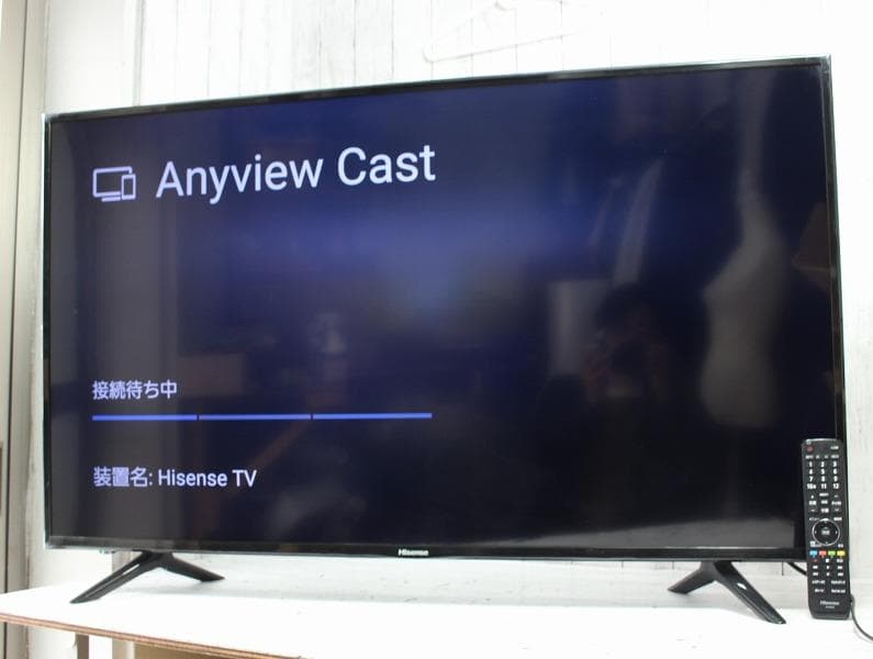 18年製 ハイセンス 2チューナー搭載 50型4K対応テレビ HJ50N3000