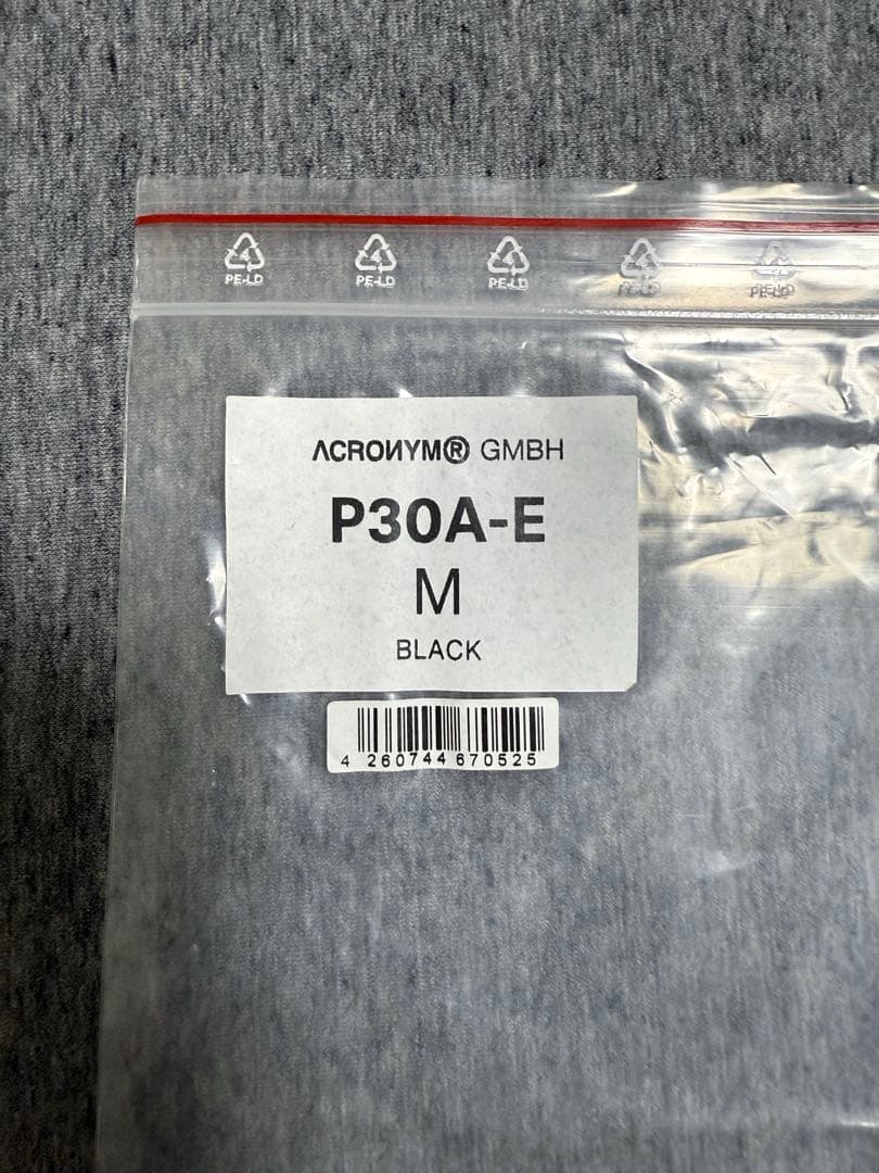 美品ACRONYM P30A-E ブラック M サルエルパンツ