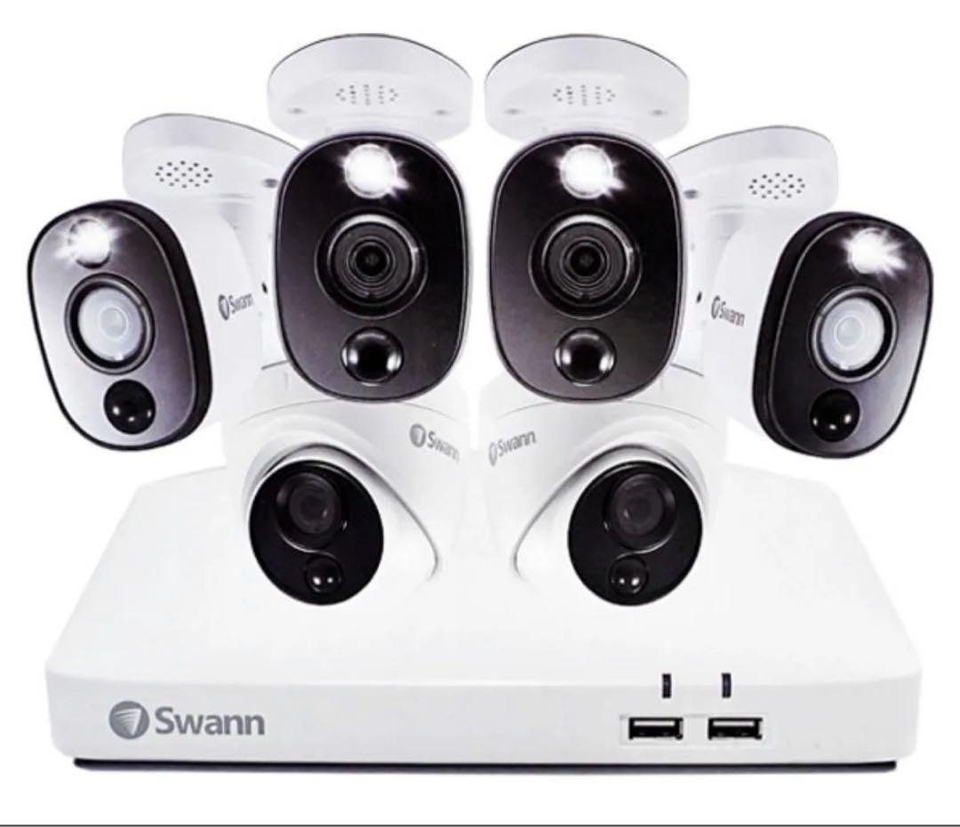 Swann （スワン）DVRシステム ８チャンネル　カメラ６台セット