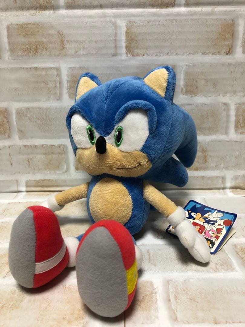 ソニック ザ ヘッジホッグ　ぬいぐるみ　三英貿易　sonic SEGA
