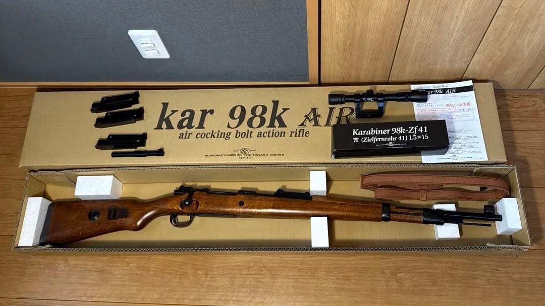 タナカ kar98k air ・スコープ、マガジンセット