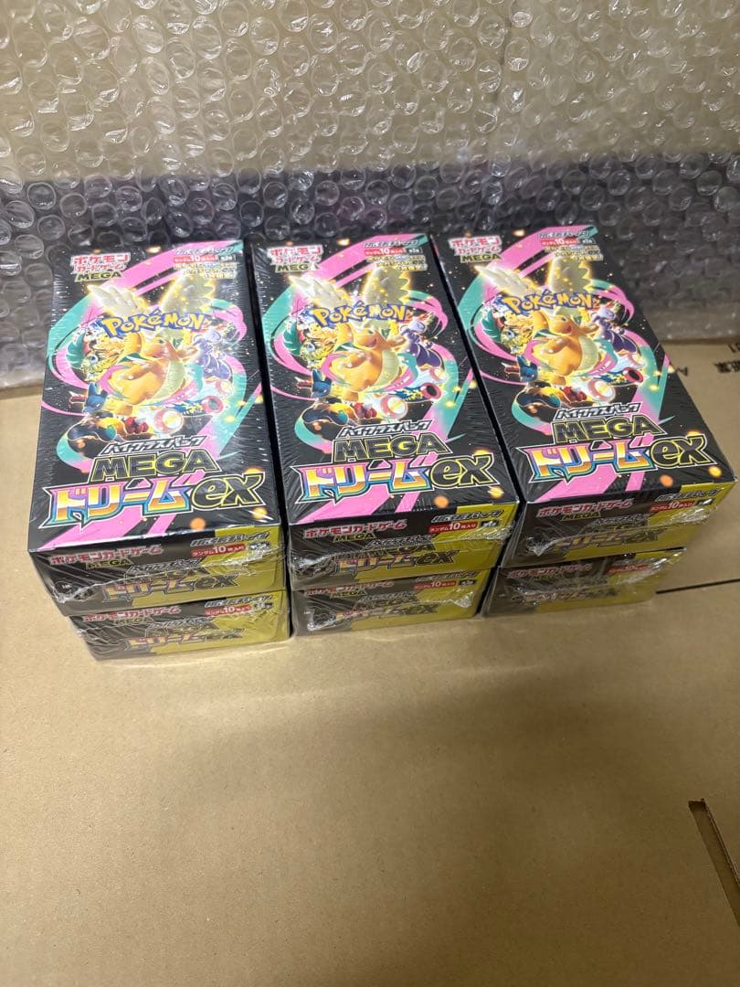 ポケモンカードゲーム MEGAドリームEX シュリンク付きBOX 6箱