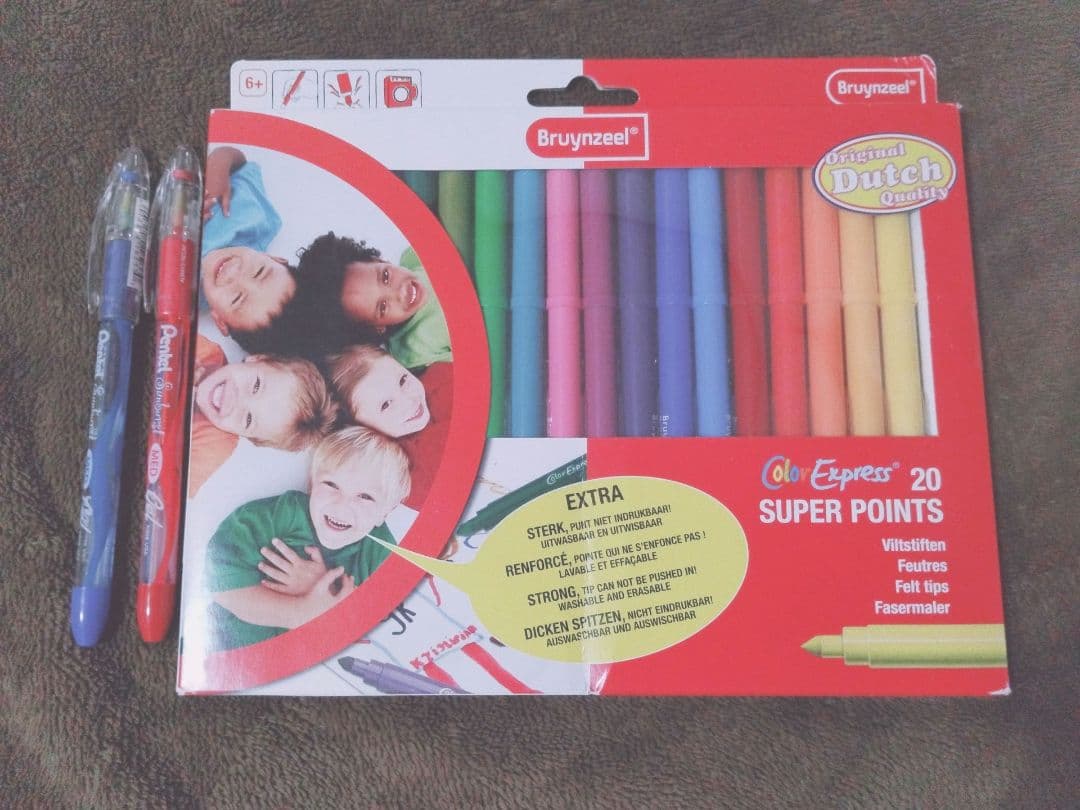 く ColorExpress Sunburst 赤 青