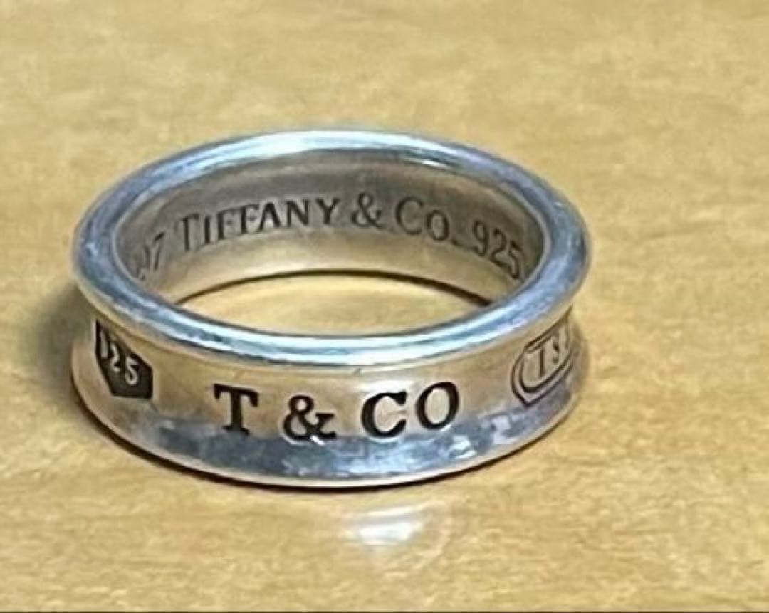 Tiffany & Co. 925 ナローシルバーリング　ティファニー　１６号