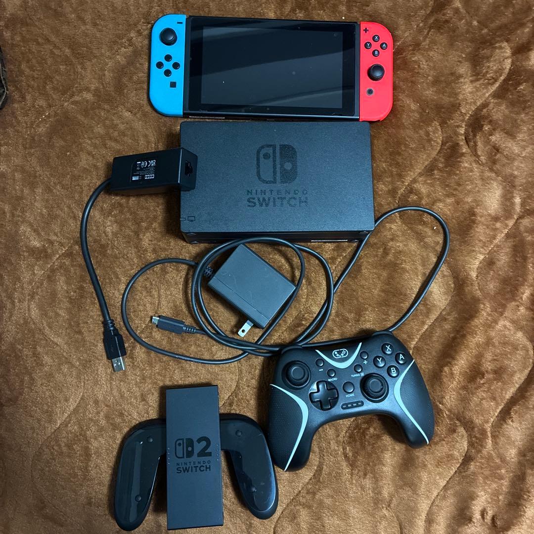 Nintendo Switch 本体＋プロコン、リングフィットのゲームカード付