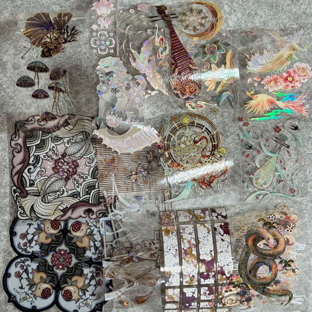 大人可愛い系 綺麗系海外マステ マスキングテープ ＋おまけ