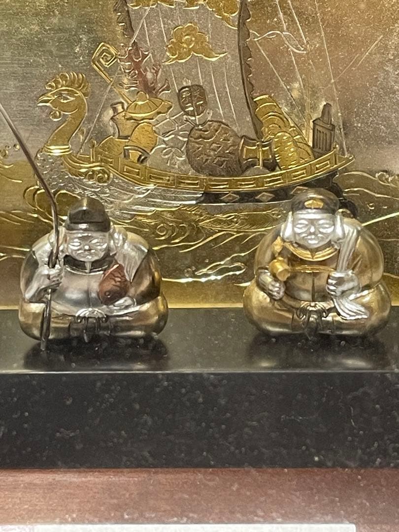 純銀　武比古　恵比寿大黒様