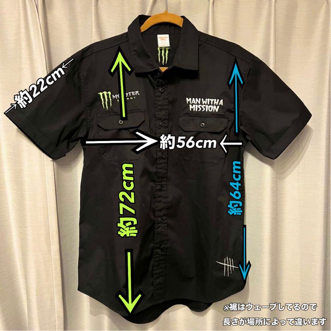 Monster Energy×MAN WITH A MISSION コラボシャツ