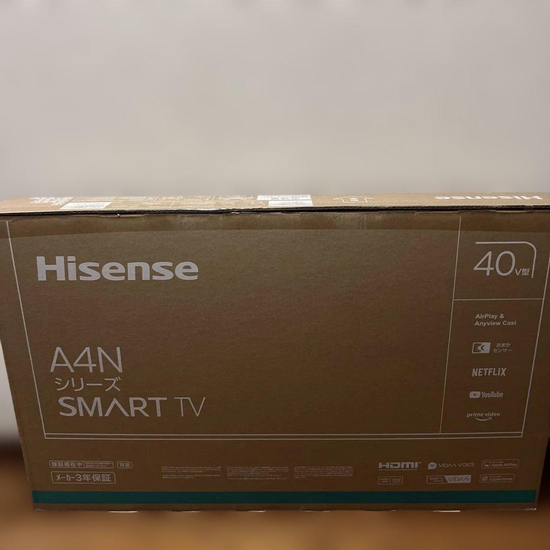 Hisense A4N 40V型 スマートテレビ　２０２５年製