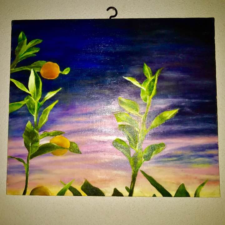 『想いよ... 届け』油絵