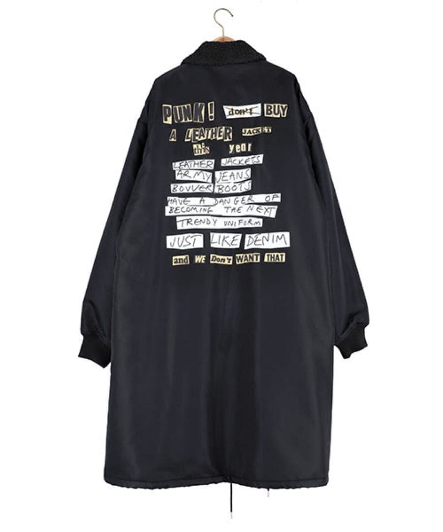 美品　kidill × Jamie Reid NYLON BOA COAT