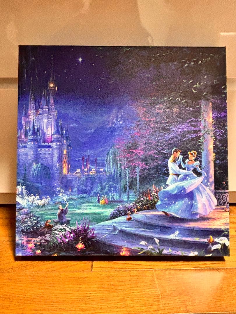 トーマスキンケード　ディズニー　シンデレラ　キャンバス　アート　絵画