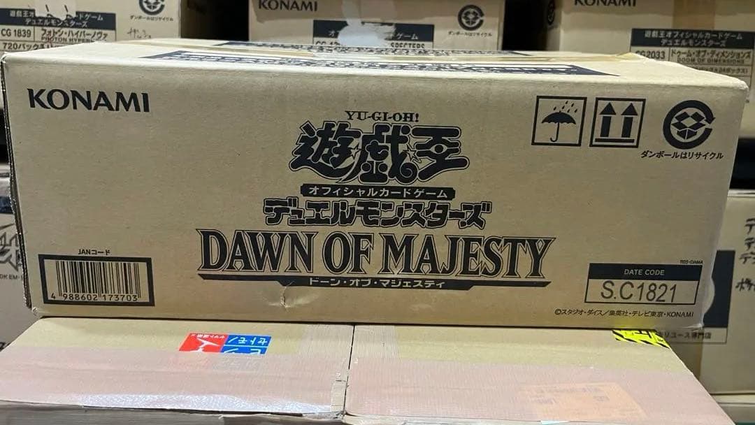 遊戯王 新品未開封 カートン ドーン・オブ・マジェスティ 24box