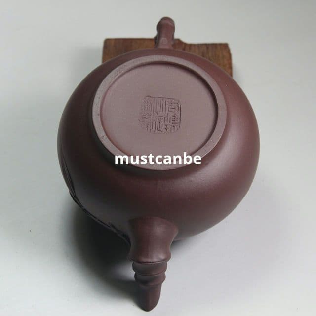 紫砂壷 報春笑櫻竹節壺 茶壺 茶道具 煎茶器 工芸品