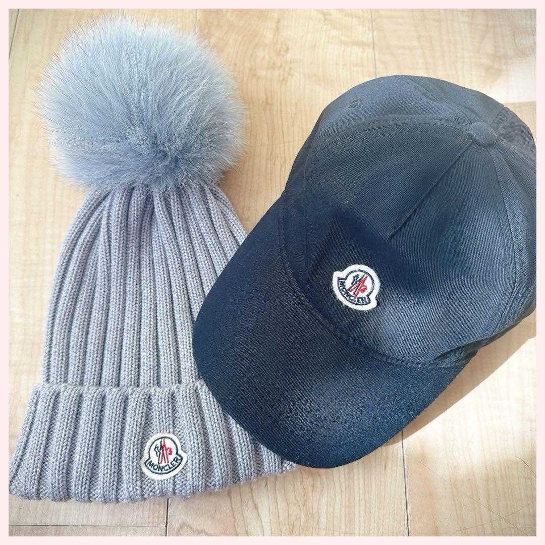 MONCLER ニット帽・キャップセット
