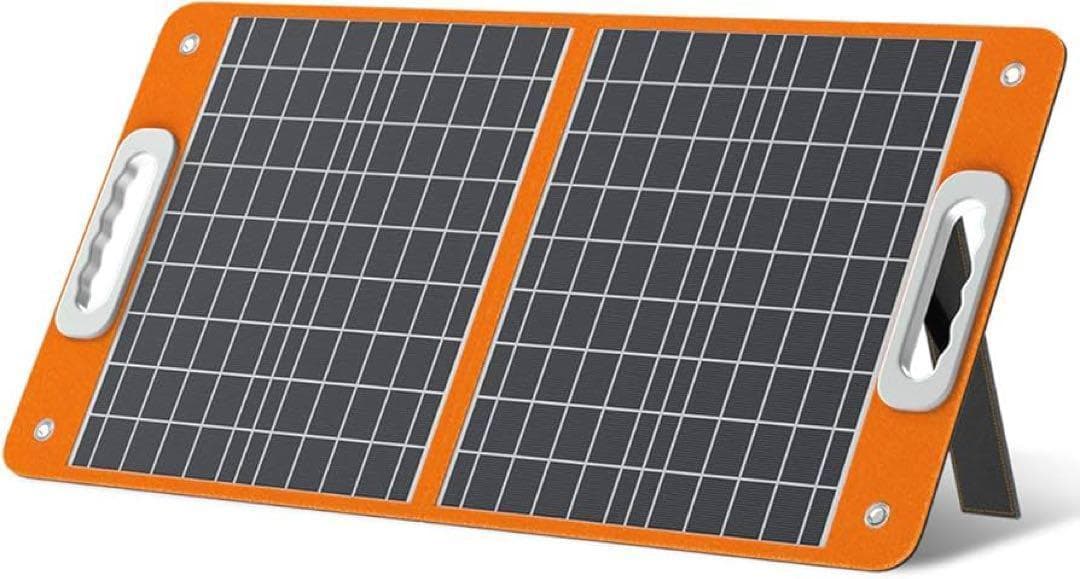 ソーラーパネル充電器 60W 高変換効率23％ 折りたたみ 急速充電対応