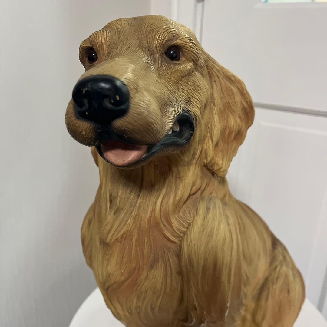 リアル　犬の樹脂製オーナメント　置物　犬　フィギュア