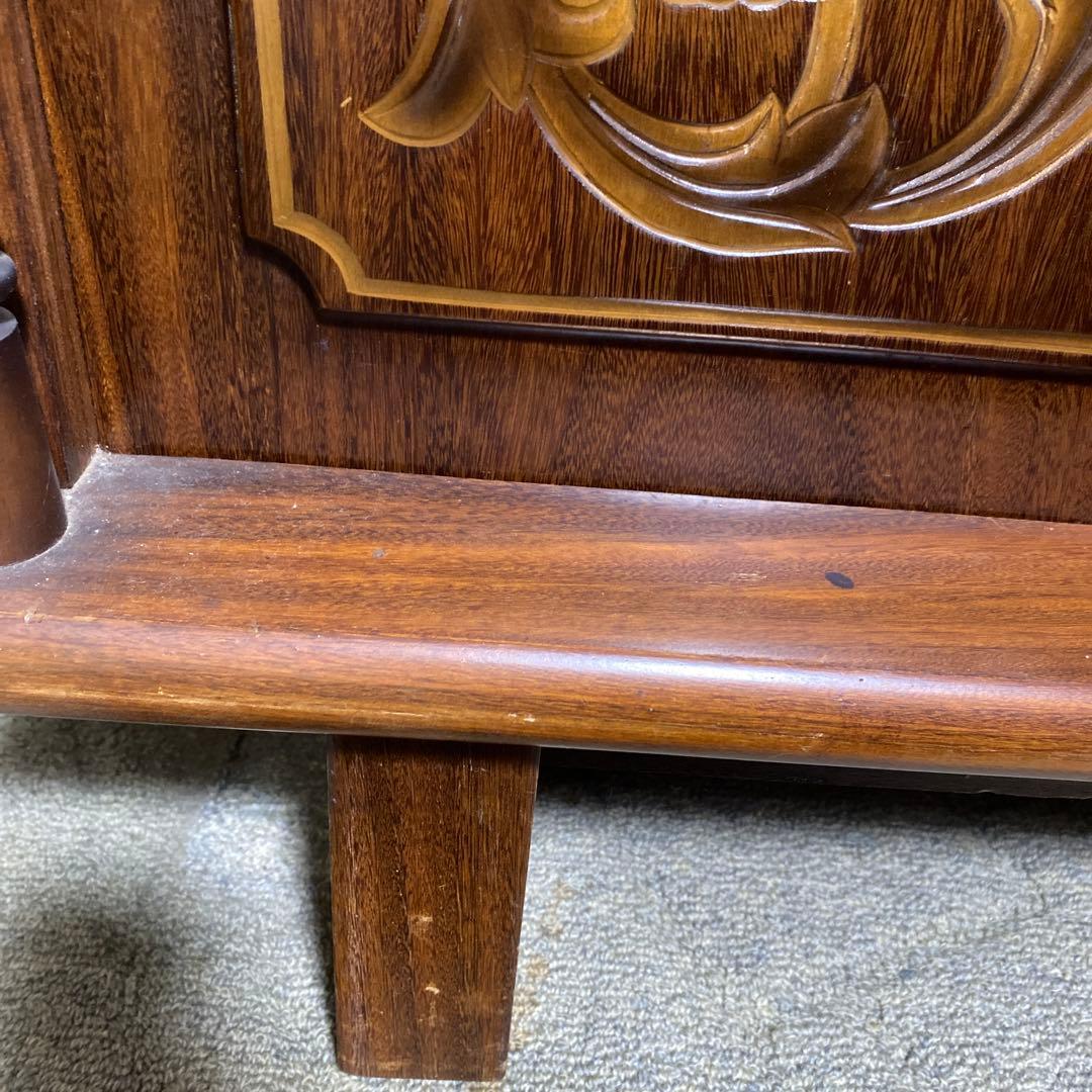 ヴィンテージ　 レトロ　 木製 　ガラス扉　キャビネット　サイドボード